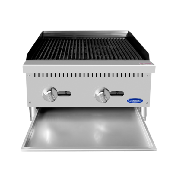 Commercial Gas Charbroiler - 610mm - Atosa ATCB-24