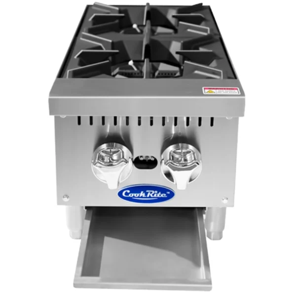 Commercial Gas Hot Plate (2 Burners) - 305mm - Atosa ACHP-12-2