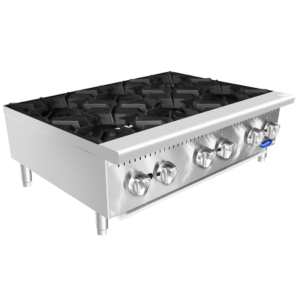 Commercial Gas Hot Plate (6 Burners) - 914mm - Atosa ACHP-36-6