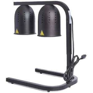 Commercial Freestanding Food Heat Lamp (Black) - Atosa DL2112-B