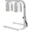 Commercial Freestanding Food Heat Lamp (Silver) - Atosa DL2112-S Commercial Freestanding Food Heat Lamp (Silver) - Atosa DL2112-S