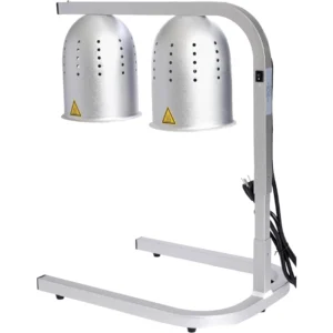 Commercial Freestanding Food Heat Lamp (Silver) - Atosa DL2112-S