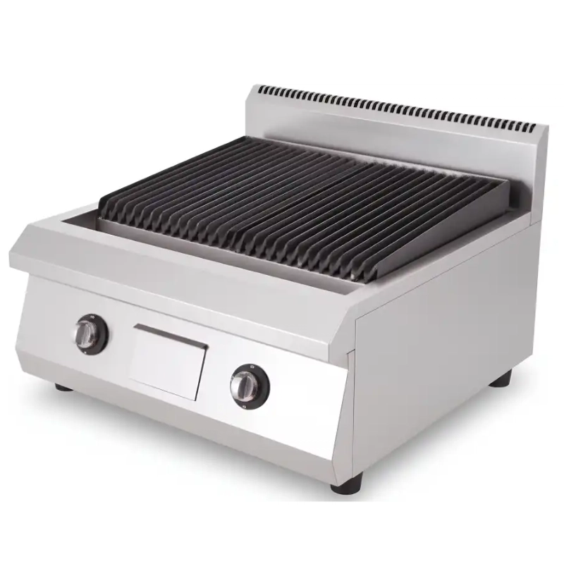 Commercial Gas Grill (Counter-Top / Grooved) - SAS ET-TSRQSKL Commercial Gas Grill (Counter-Top / Grooved) - SAS ET-TSRQSKL