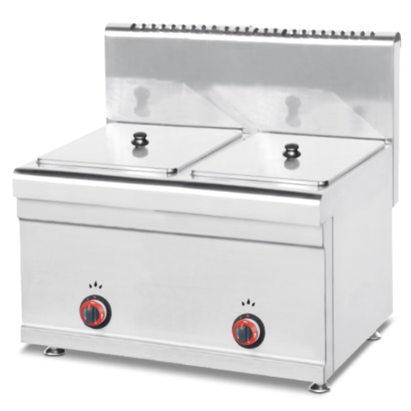 Commercial Gas Deep Fryer (Table Top / Double Tank) - SAS ET-RZL-2A Commercial Gas Deep Fryer (Table Top / Double Tank) - SAS ET-RZL-2A