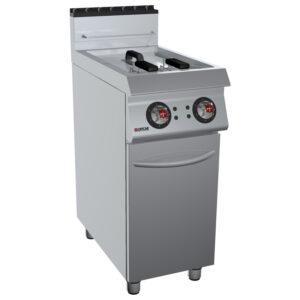 Commercial Electric Fryer (2 Tanks, 8+8L) - 400mm - Offcar 70FRE-16