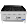 Commercial Countertop Gas Charbroiler with Lava Rock (24") - Atosa - ATCB-24 Commercial Countertop Gas Charbroiler with Lava Rock (24") - Atosa - ATCB-24