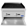 Commercial Countertop Gas Charbroiler with Lava Rock (24") - Atosa - ATCB-24 Commercial Countertop Gas Charbroiler with Lava Rock (24") - Atosa - ATCB-24