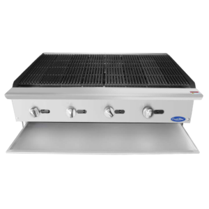 Commercial Countertop Gas Charbroiler with Lava Rock (48") - Atosa - ATCB-48 Commercial Countertop Gas Charbroiler with Lava Rock (48") - Atosa - ATCB-48