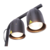 Commercial Freestanding Food Heat Lamp (Black) - Atosa - DL2112-B