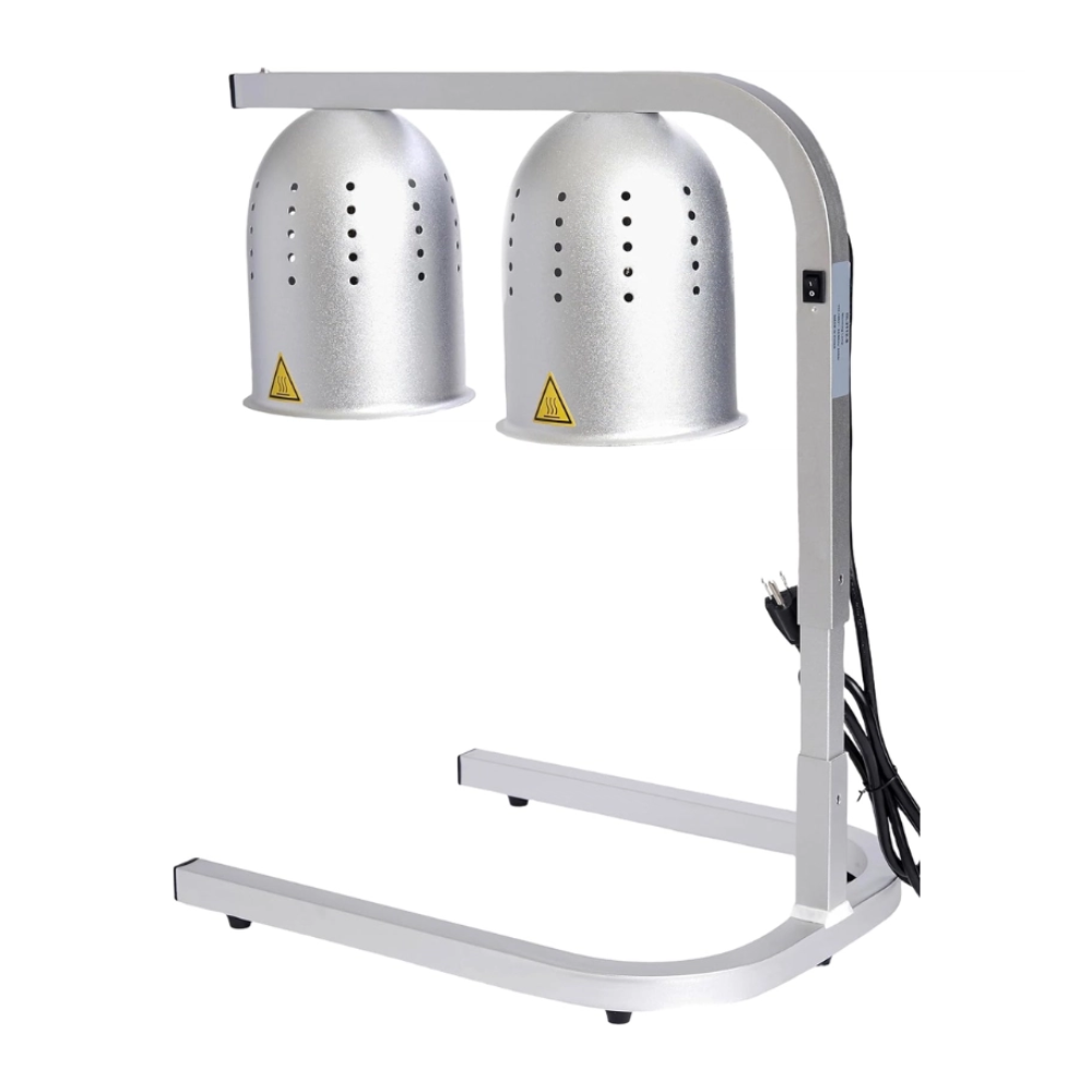 Commercial Freestanding Food Heat Lamp (Silver) - Atosa - DL2112-S Commercial Freestanding Food Heat Lamp (Silver) - Atosa - DL2112-S