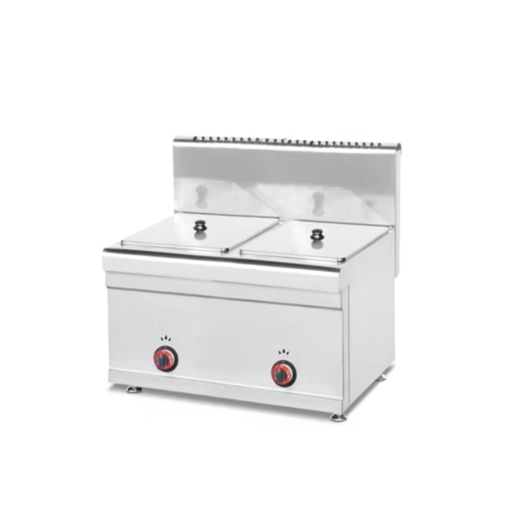 Commercial Gas Deep Fryer (Table Top / Double Tank) - SAS ET-RZL-2A Commercial Gas Deep Fryer (Table Top / Double Tank) - SAS ET-RZL-2A