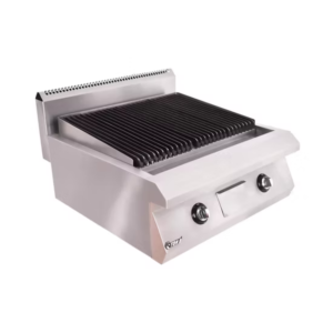 Commercial Gas Lava Rock Grill (Countertop / Ribbed) - SAS - ET-TSRQSKL