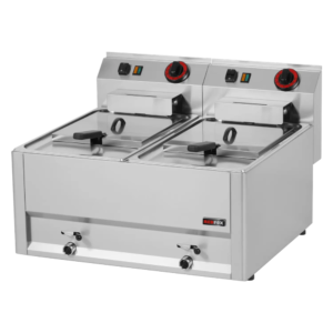 Commercial Double Tank Electric Deep Fryer - Red Fox FE 60 EL