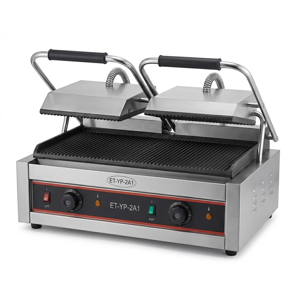 Commercial Double Electric Contact Grill - SAS - ET-YP-2A1