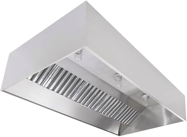 Commercial Stainless Steel Wall Exhaust Hood - SAS Commercial Stainless Steel Wall Exhaust Hood - SAS