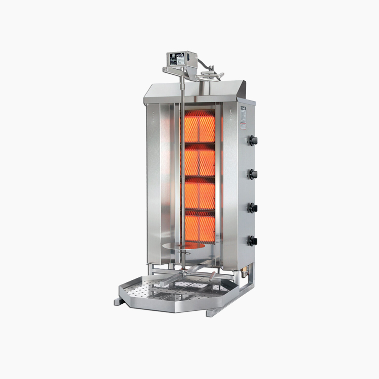 Heavy Duty Gas Shawarma / Gyros / Doner Grill - IDM - ID-2422 Heavy Duty Gas Shawarma / Gyros / Doner Grill - IDM - ID-2422