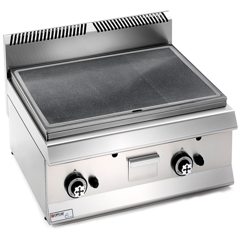 Commercial Table Top Gas Smooth Fry-Top - OFFCAR - 6UFTG70L Commercial Table Top Gas Smooth Fry-Top - OFFCAR - 6UFTG70L