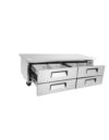 Commercial Refrigerated Chef Base (72-Inch / 4-Drawer) - Atosa - MGF8453 Commercial Refrigerated Chef Base (72-Inch / 4-Drawer) - Atosa - MGF8453