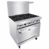 Commercial Gas Range with Oven (6 Burners) - Atosa - ATO-6B Commercial Gas Range with Oven (6 Burners) - Atosa - ATO-6B