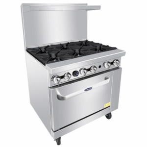 Commercial Gas Range with Oven (6 Burners) - Atosa - ATO-6B Commercial Gas Range with Oven (6 Burners) - Atosa - ATO-6B