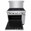 Commercial Gas Range with Oven (6 Burners) - Atosa - ATO-6B Commercial Gas Range with Oven (6 Burners) - Atosa - ATO-6B