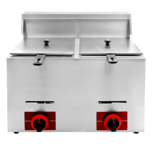 Commercial Countertop Gas Fryer (Twin Tank) - SAS - ET-8XZ