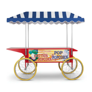 Commercial Mobile Concession Cart (Popcorn & Candy Floss) - SAS - ET-HP-LC