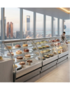 Commercial Refrigerated Cake Display Chiller - Norpe - SAGA-135-M-SS