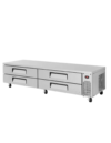 Commercial Super Deluxe Refrigerated Chef Base (96-Inch / 4-Drawer) - Turbo Air - TCBE-96SDR-N Commercial Super Deluxe Refrigerated Chef Base (96-Inch / 4-Drawer) - Turbo Air - TCBE-96SDR-N