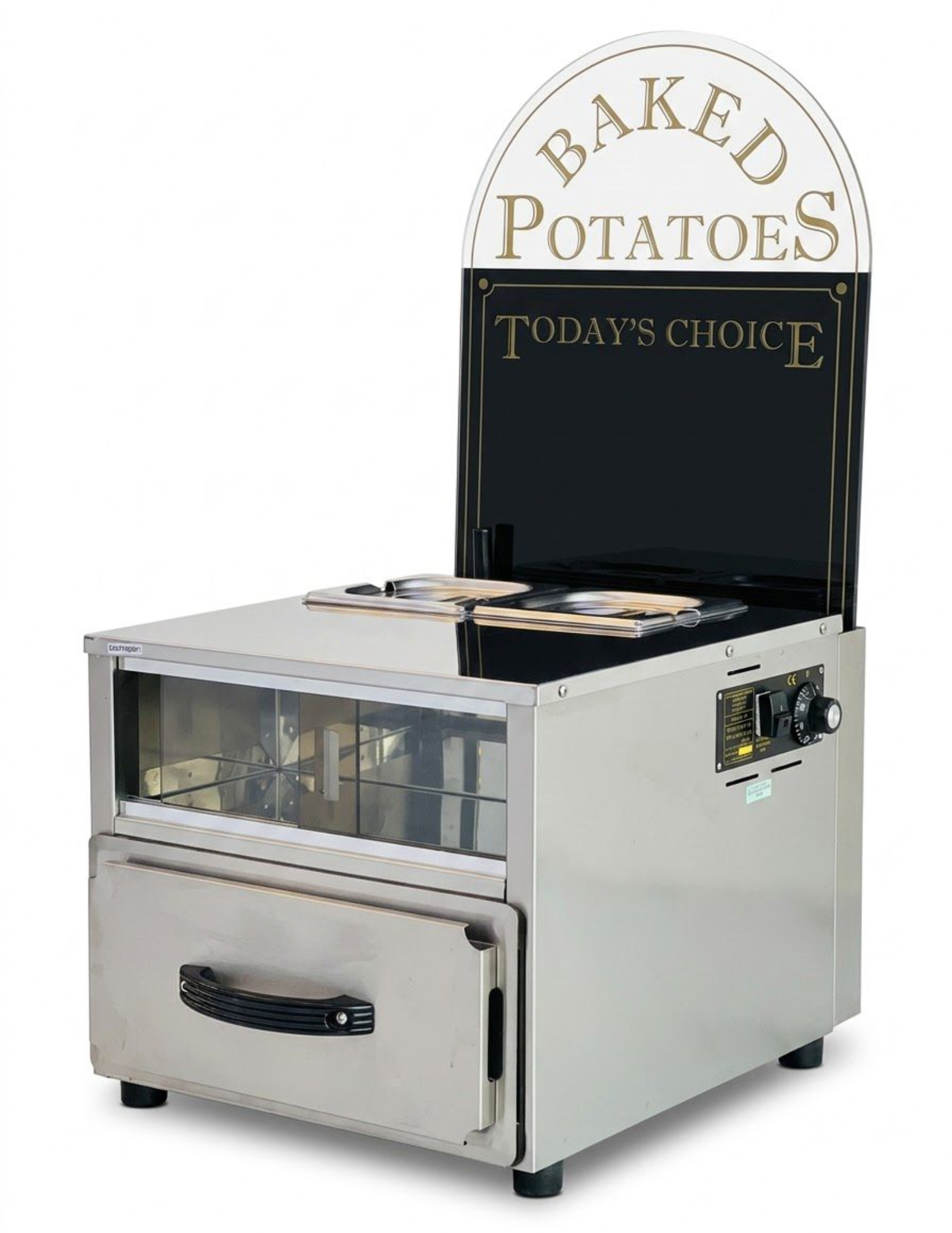 Commercial Stainless Steel Twin Fan Potato Bakemaster Oven - Victorian Oven - VB-POVENSS Commercial Stainless Steel Twin Fan Potato Bakemaster Oven - Victorian Oven - VB-POVENSS