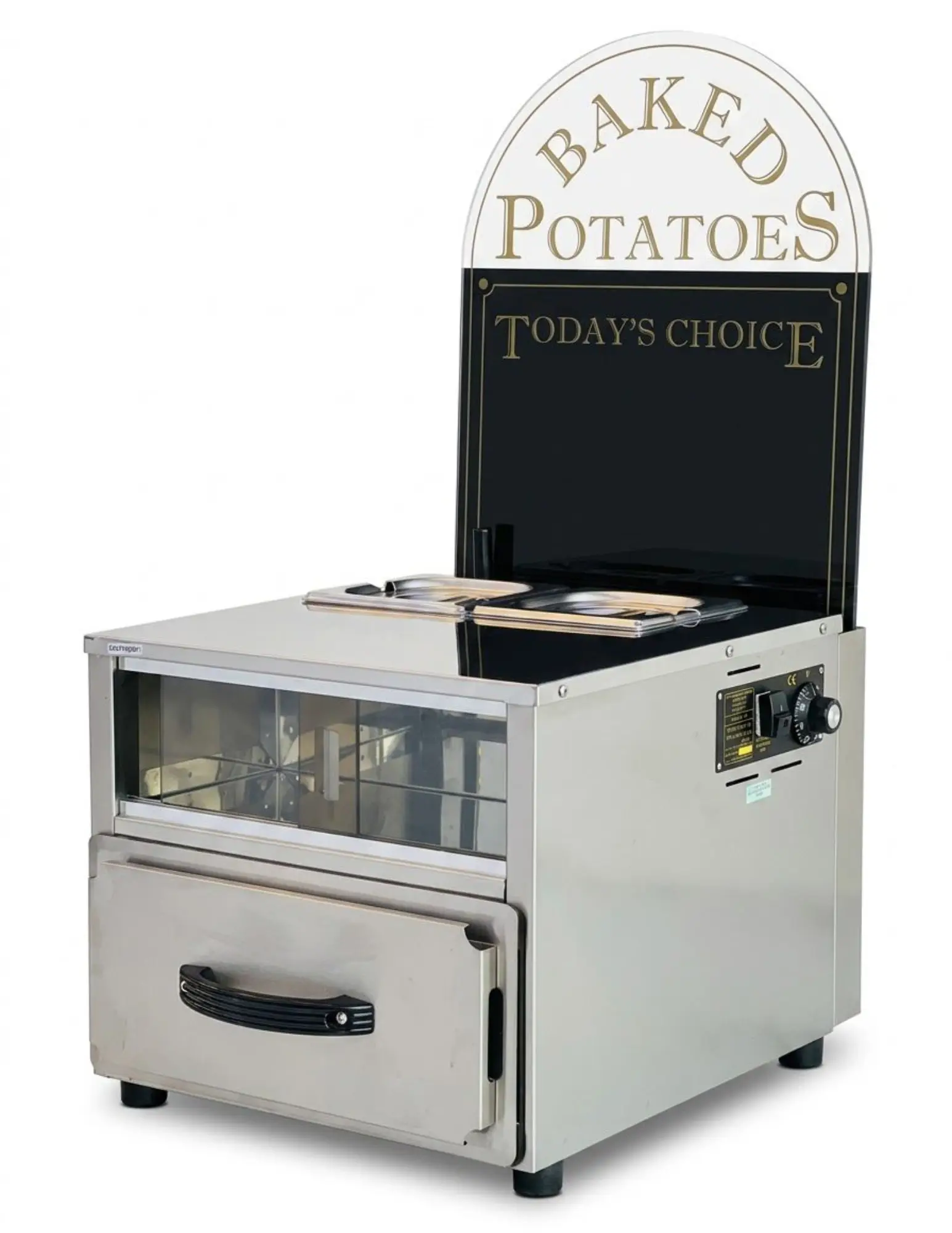 Commercial Stainless Steel Twin Fan Potato Bakemaster Oven - Victorian Oven - VB-POVENSS Commercial Stainless Steel Twin Fan Potato Bakemaster Oven - Victorian Oven - VB-POVENSS