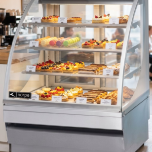 Commercial Cake Display Chiller (90cm) - Norpe - SAGA-90-M-SS Commercial Cake Display Chiller (90cm) - Norpe - SAGA-90-M-SS