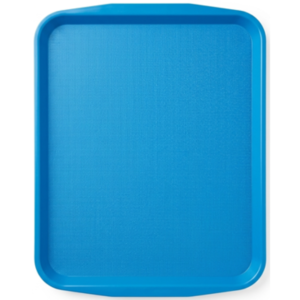 Commercial Non-Slip Fast Food Service Tray, Electric Blue (435x315mm) - SAS Kitchens - ST-14