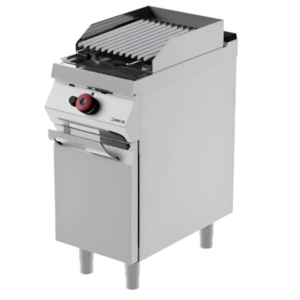 Commercial Gas Lavastone Grill on Cabinet (400mm) - Desco GPG91M00