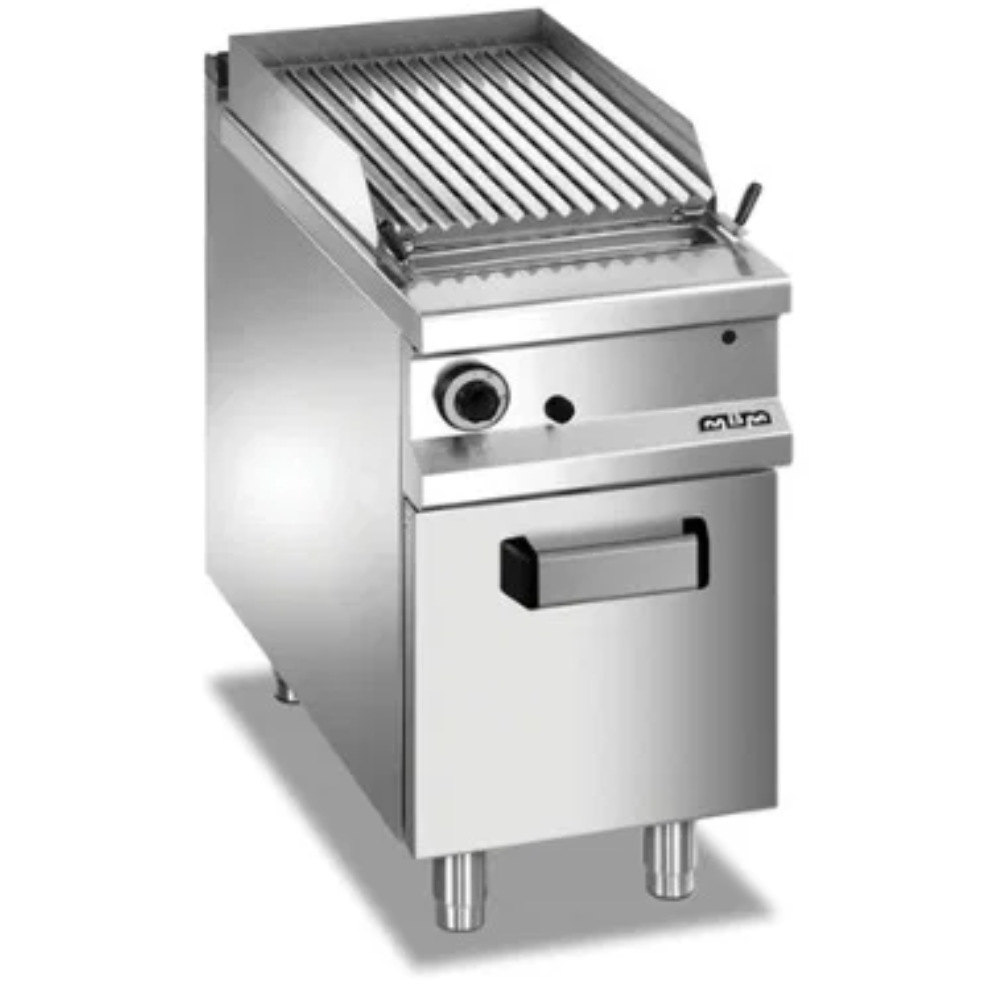 Commercial Gas Lavastone Chargrill (Freestanding) - MBM GPL45 Commercial Gas Lavastone Chargrill (Freestanding) - MBM GPL45